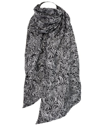 Šála Flora monochrome 180 cm