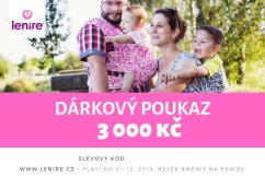 Dárkový poukaz 3000 Kč